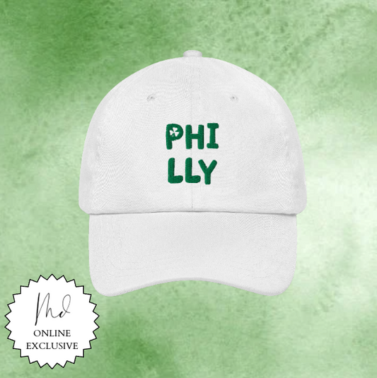 Embroidered Philly Shamrock Dad Hat