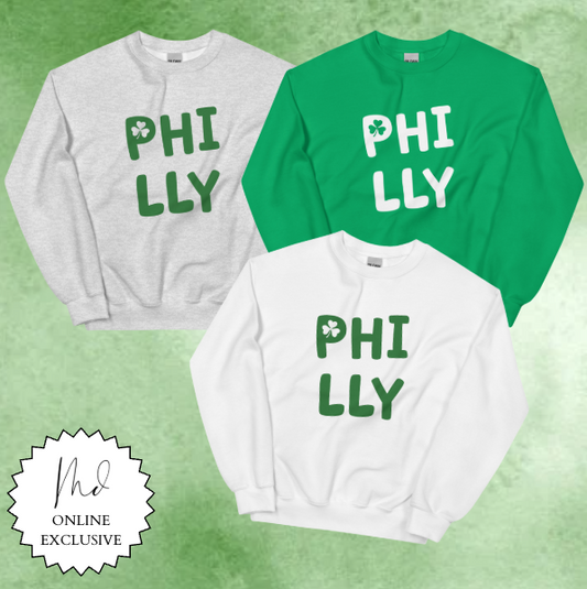 Philly Shamrock Crewneck