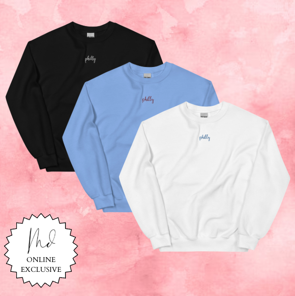 Philly Embroidered Crewneck