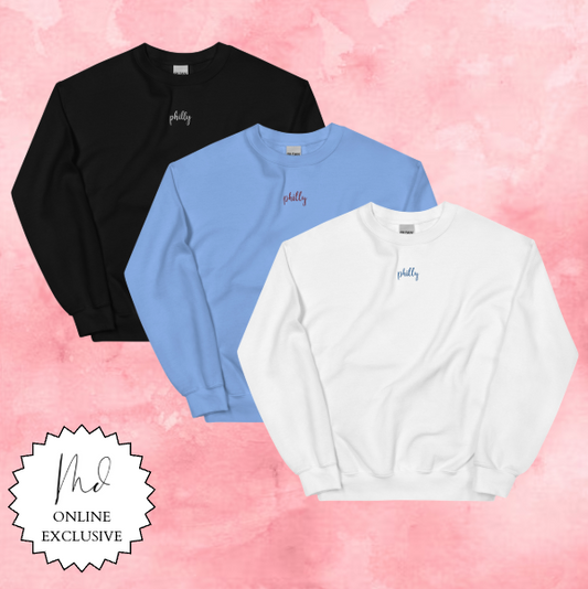 Philly Embroidered Crewneck