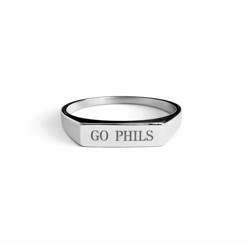 Go Phils Signet Rings
