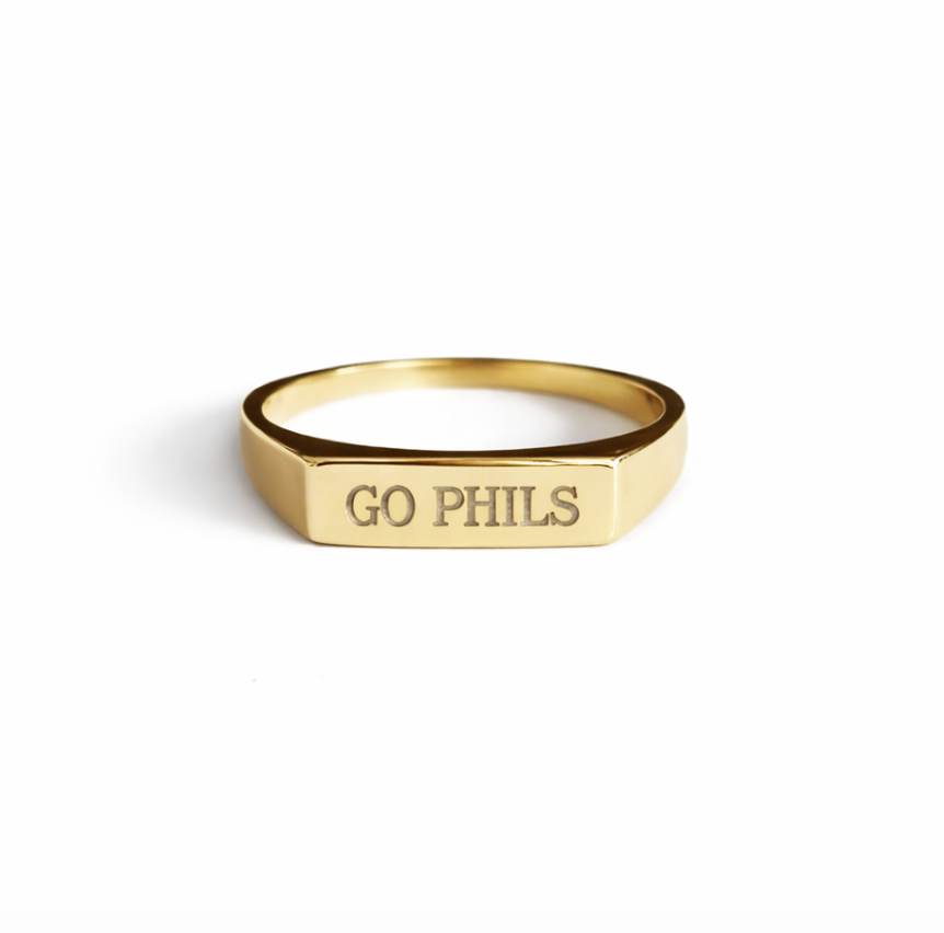 Go Phils Signet Rings