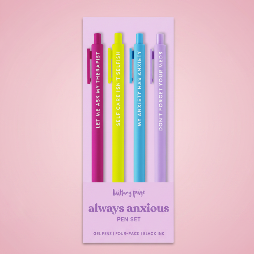 Always Anxious Pen Set