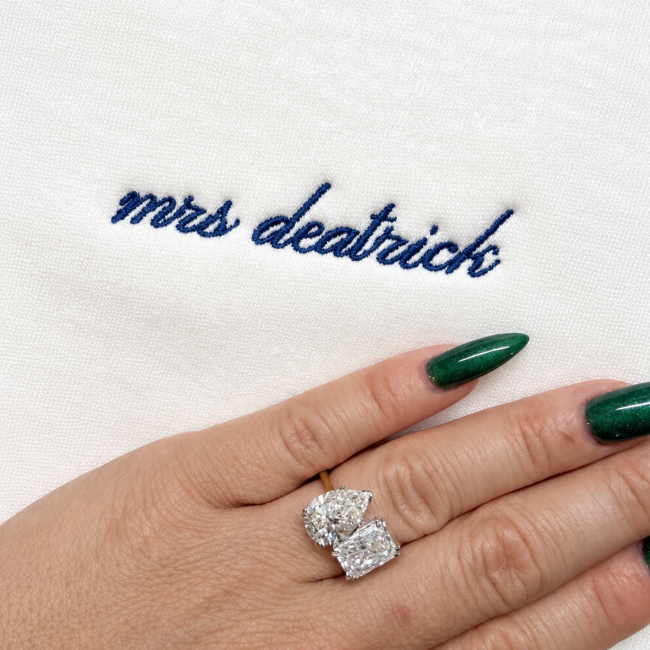 Customized Bridal Mockneck Sweatshirt