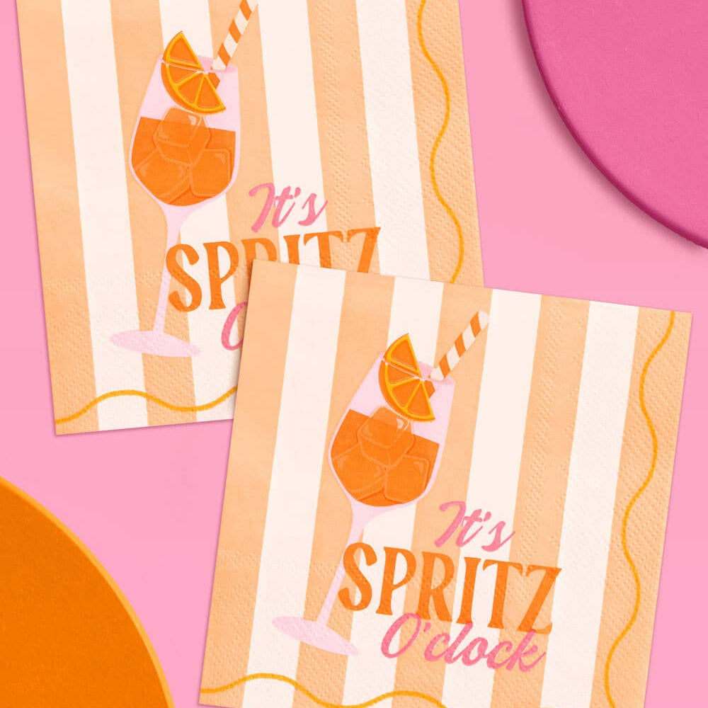 Aperol Spritz Napkins