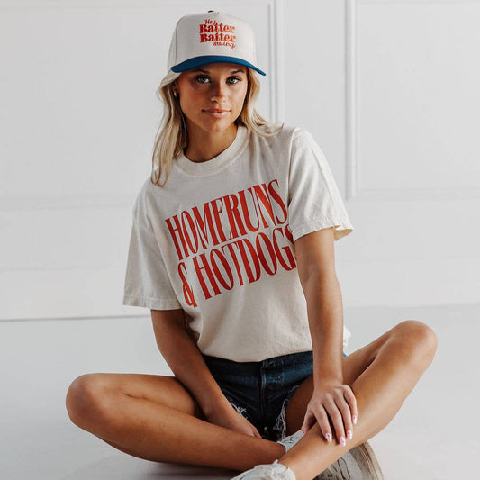 Home Runs & Hot Dogs Baseball T-shirt
