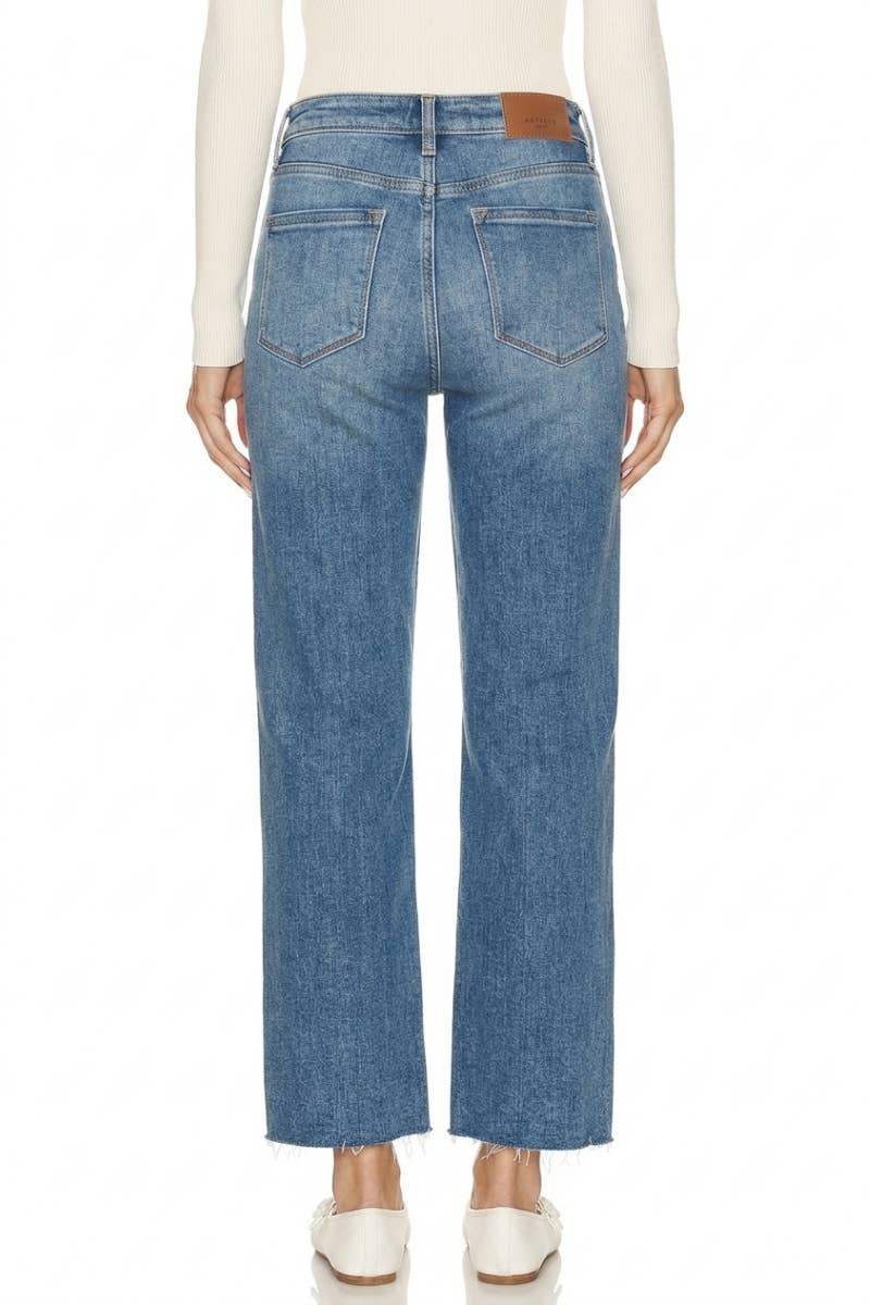 High Rise Straight Leg Denim