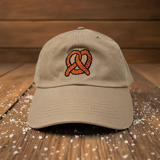 Pretzel Embroidered Hat