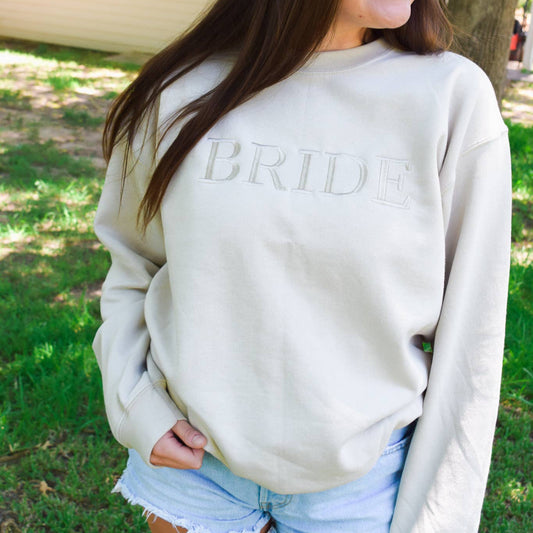 Bride Embroidered Crewneck