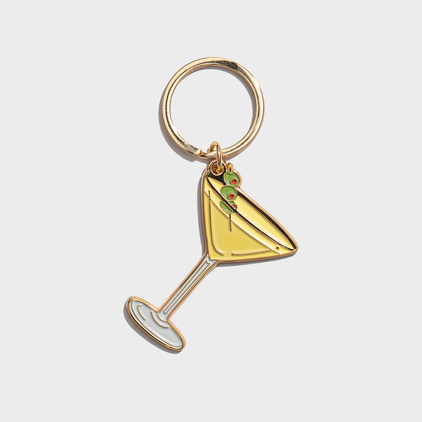 Dirty Martini Enamel Keychain/Bag Charm