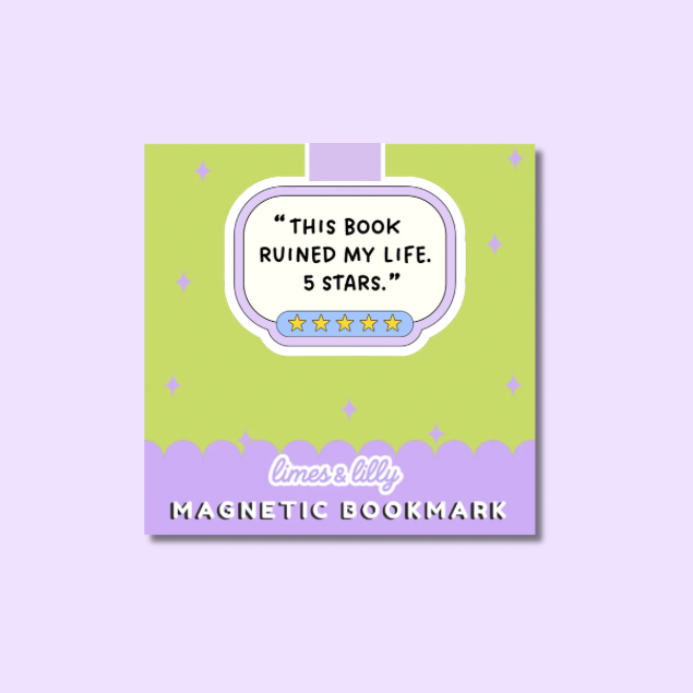 This Book Ruined My Life Magnetic Bookmark