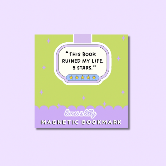 This Book Ruined My Life Magnetic Bookmark