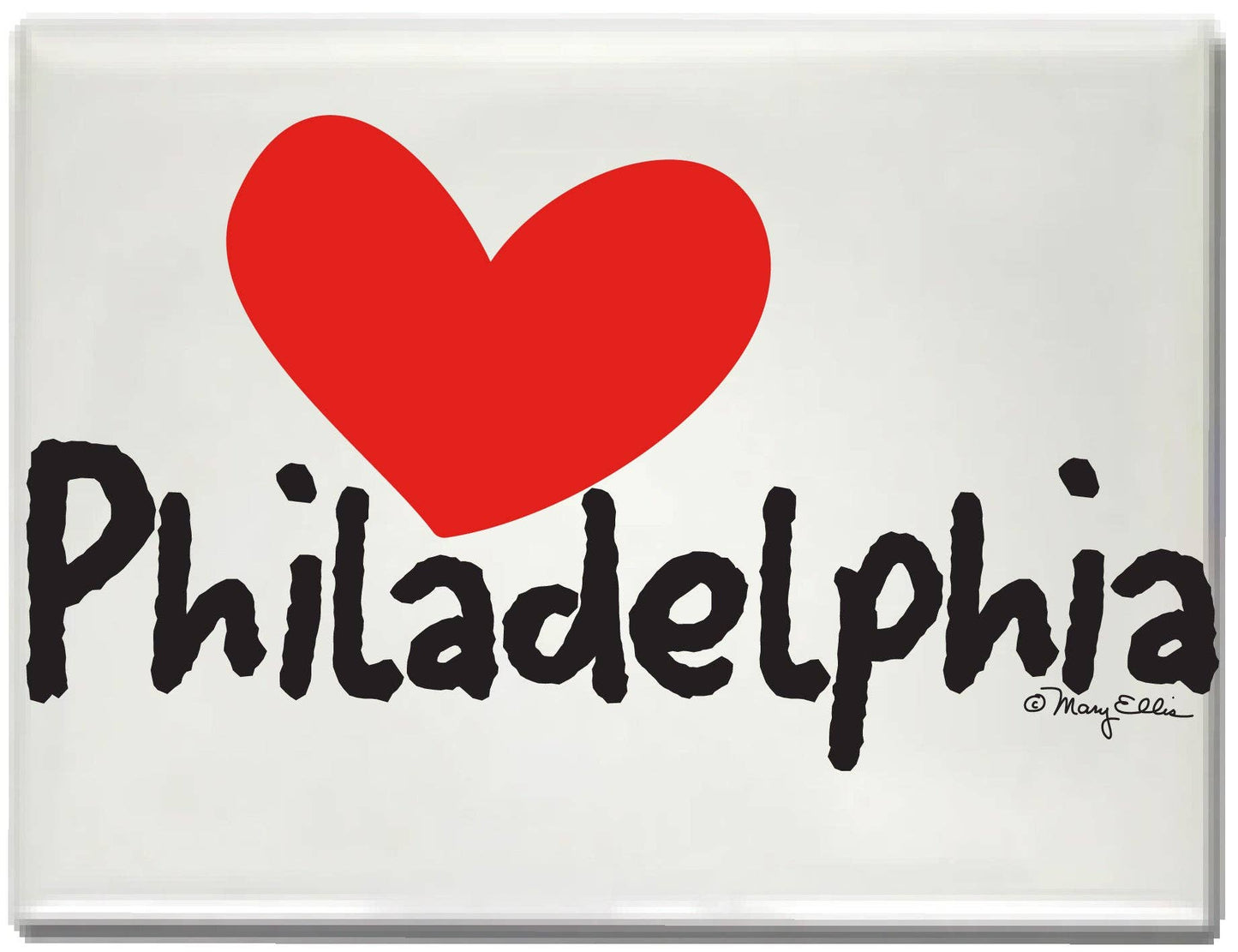 Philadelphia Magnet - Heart Philadelphia