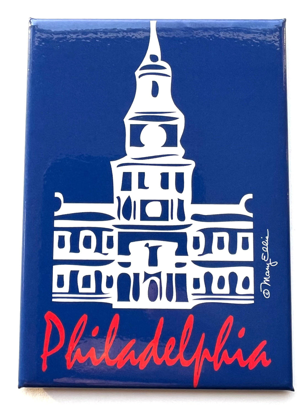 Philadelphia Magnet - Independence Hall Script