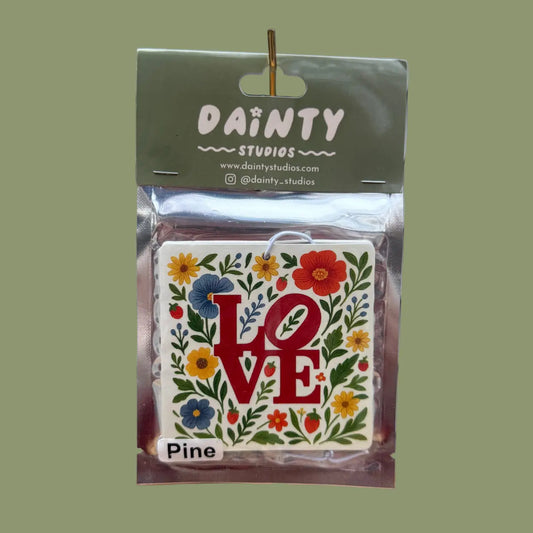 Philly LOVE Sculpture Car Air Freshener