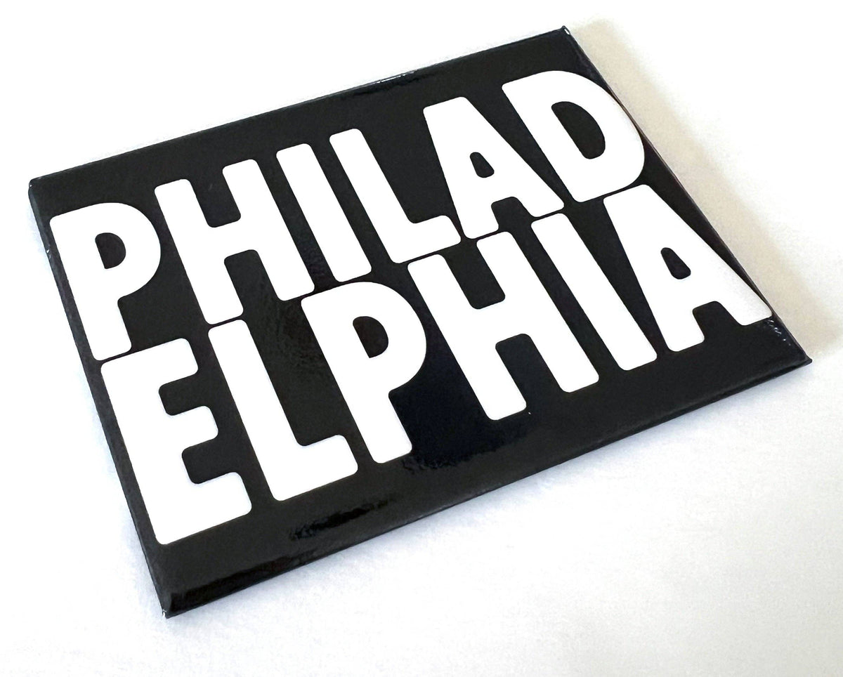 Philadelphia Magnet - Text Graphic