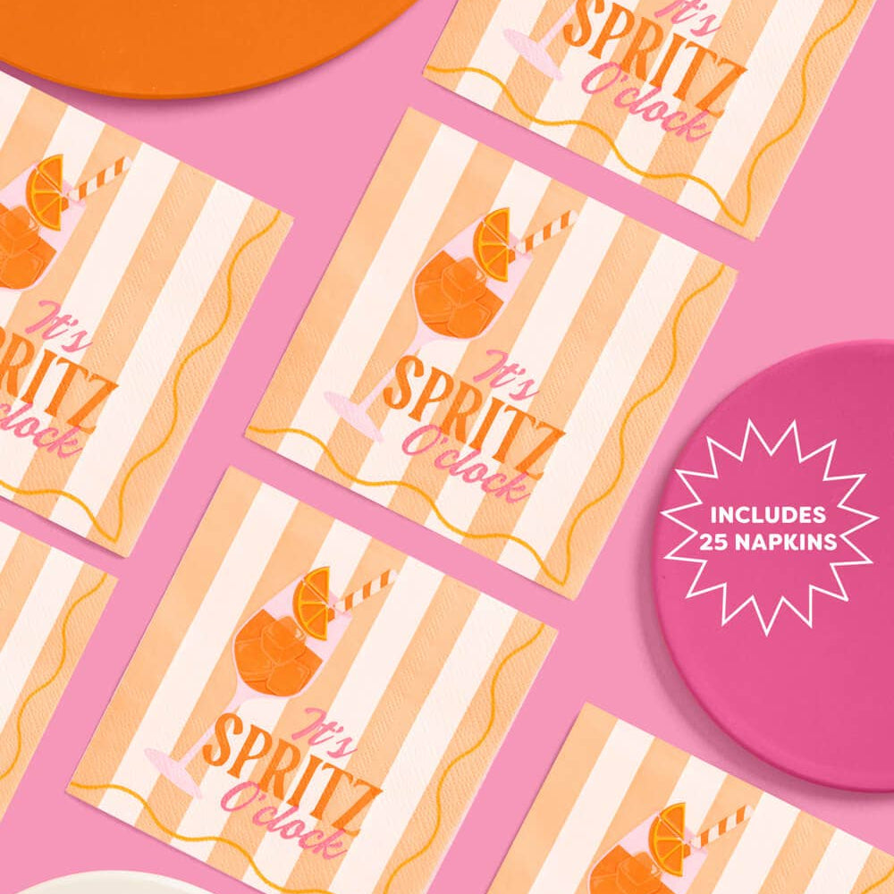 Aperol Spritz Napkins