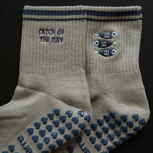 Catch of the Day Grip Socks