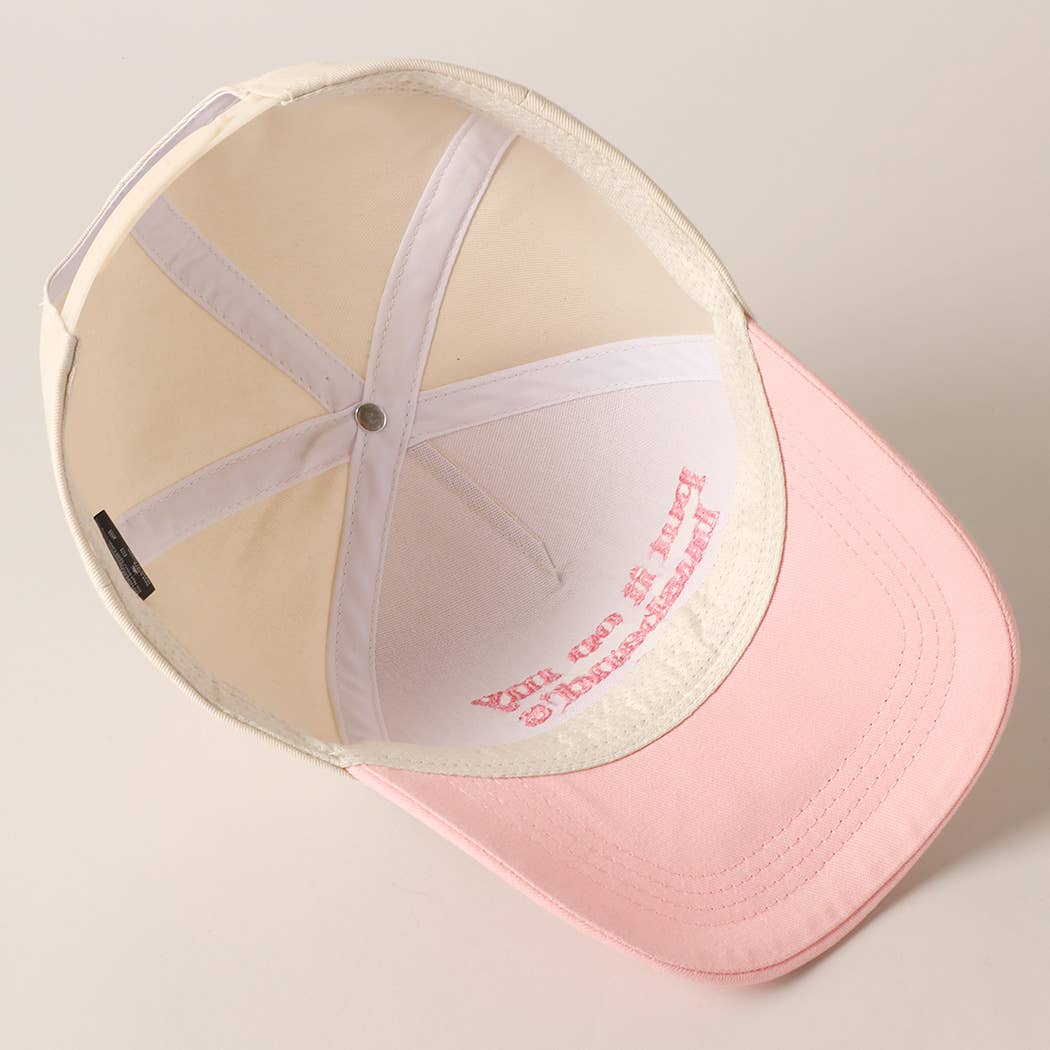 Put it on my husband's tab Embroidered Snapback