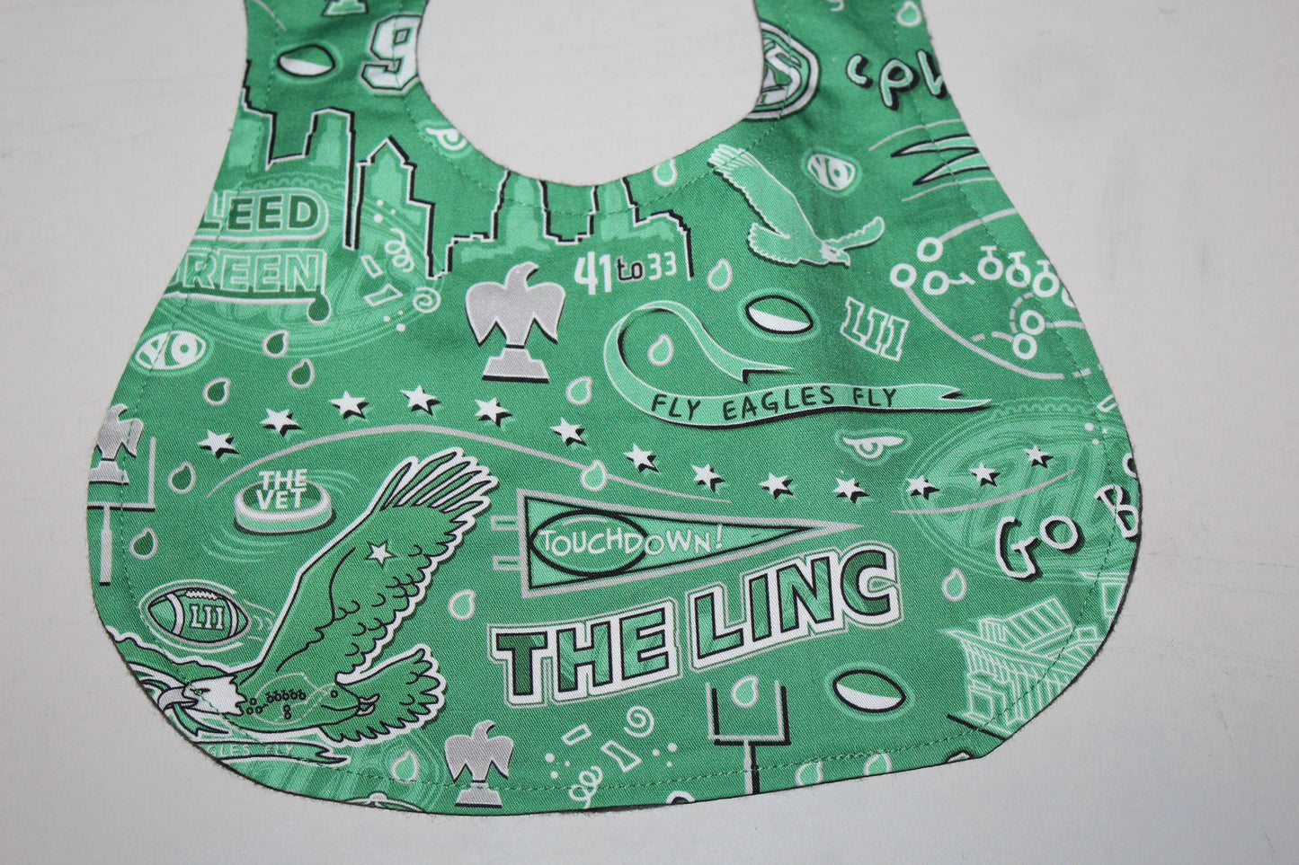 Kelly Green Eagles Bib