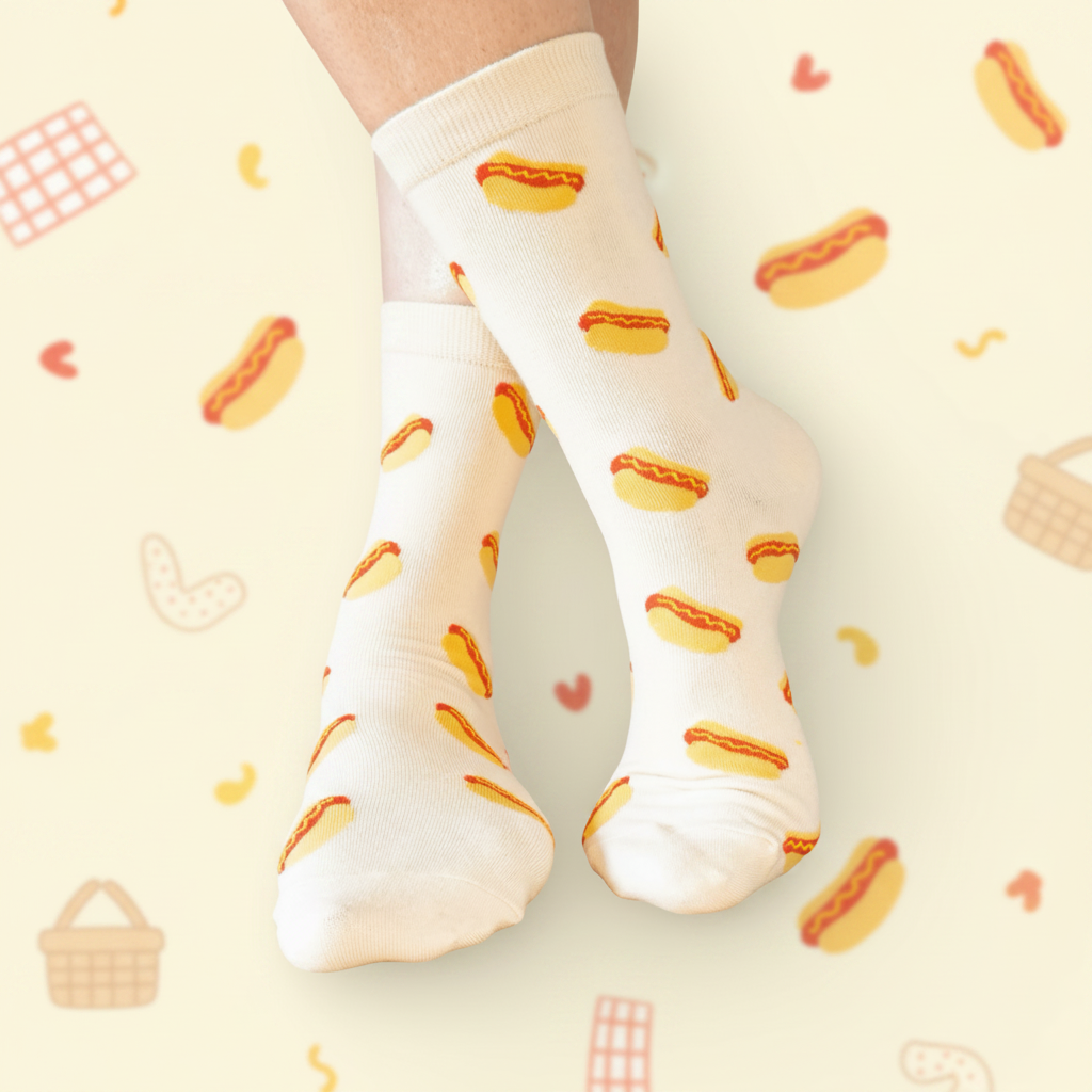 Hot Dog Crew Socks