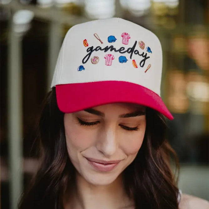 Gameday Baseball Doodles Hat - Multiple Colors!