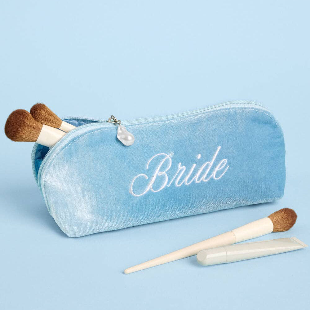 Bride Velvet Cosmetic Bag