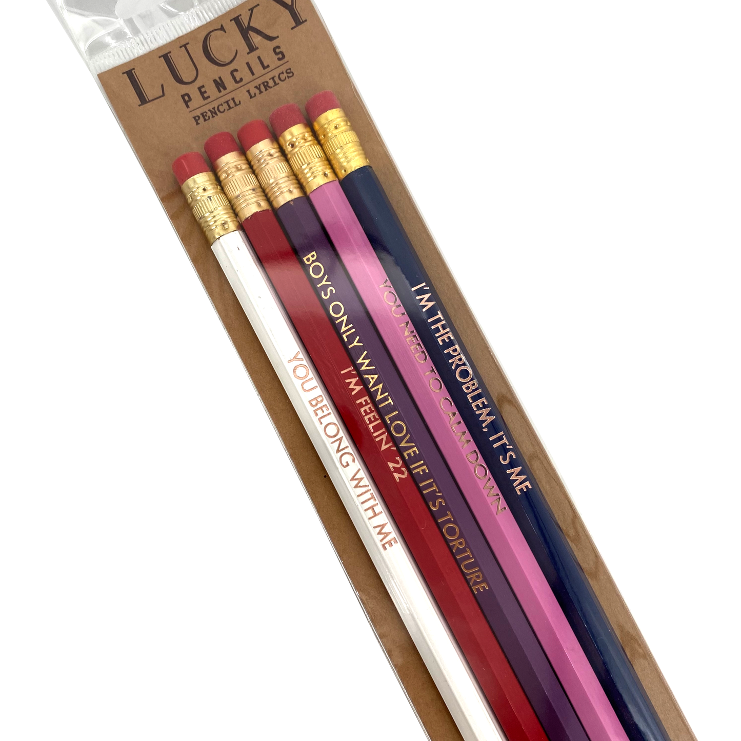 Taylor Swift Lyrics Pencil Pack