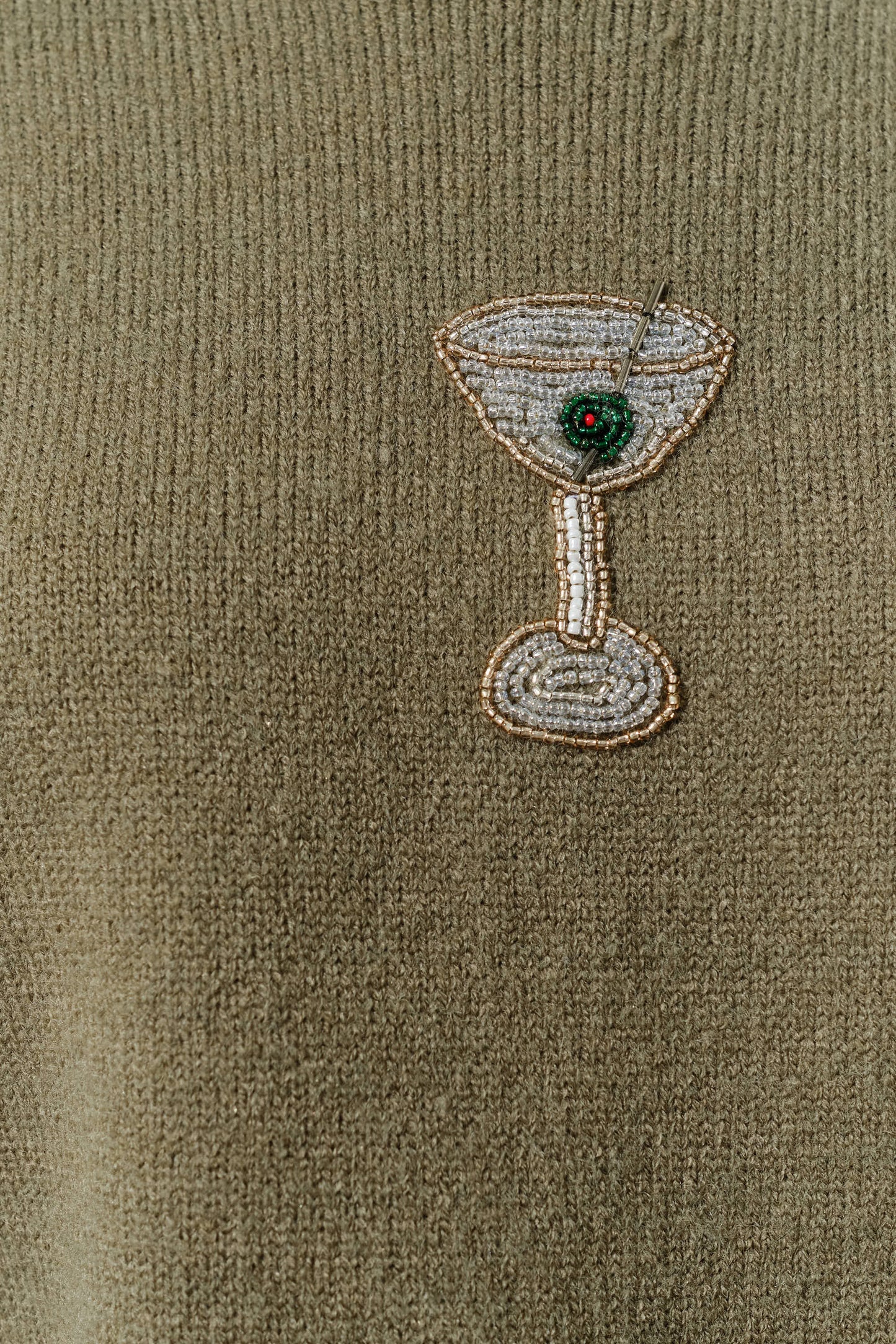 Dirty Martini Beaded Sweater