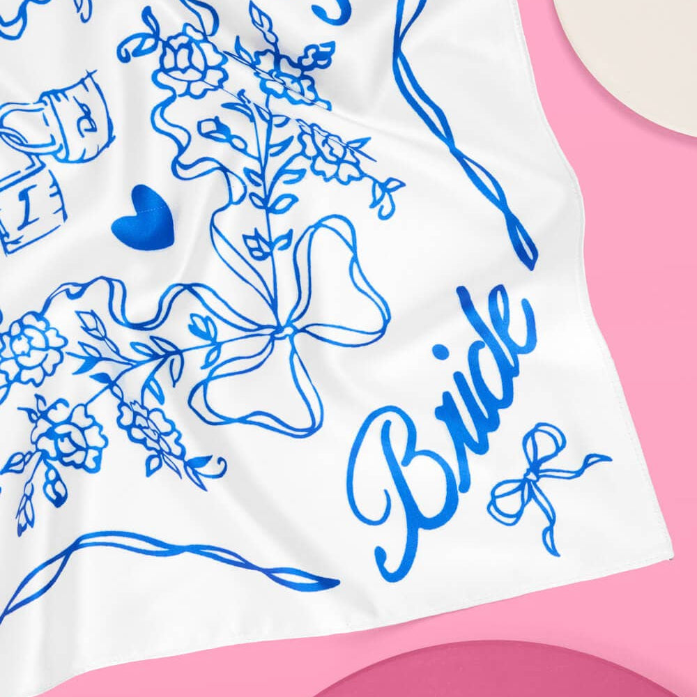 Bride Silk Scarf