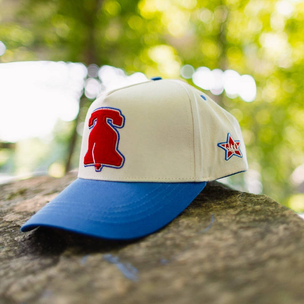 Curved Philly Modern Blue Snapback Hat