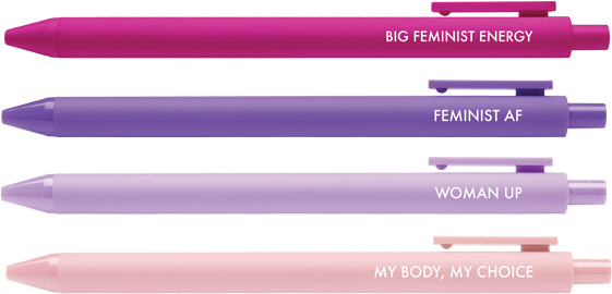 Feminist Gel Pen Set