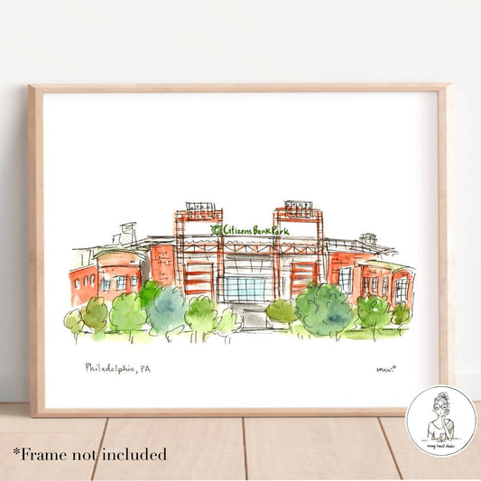 Citizens Bank Park Stadium Art Print