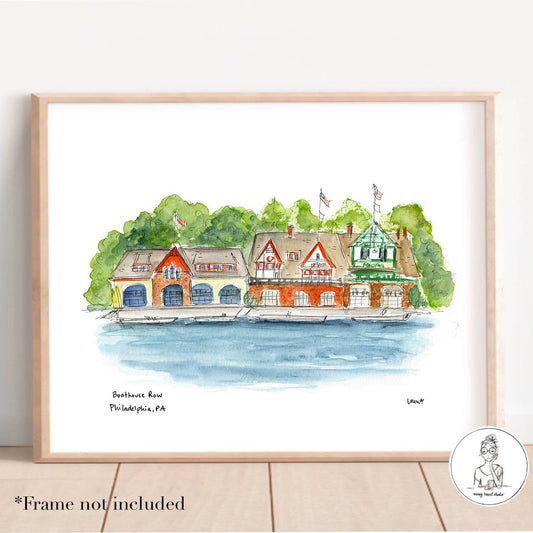 Boathouse Row Art Print