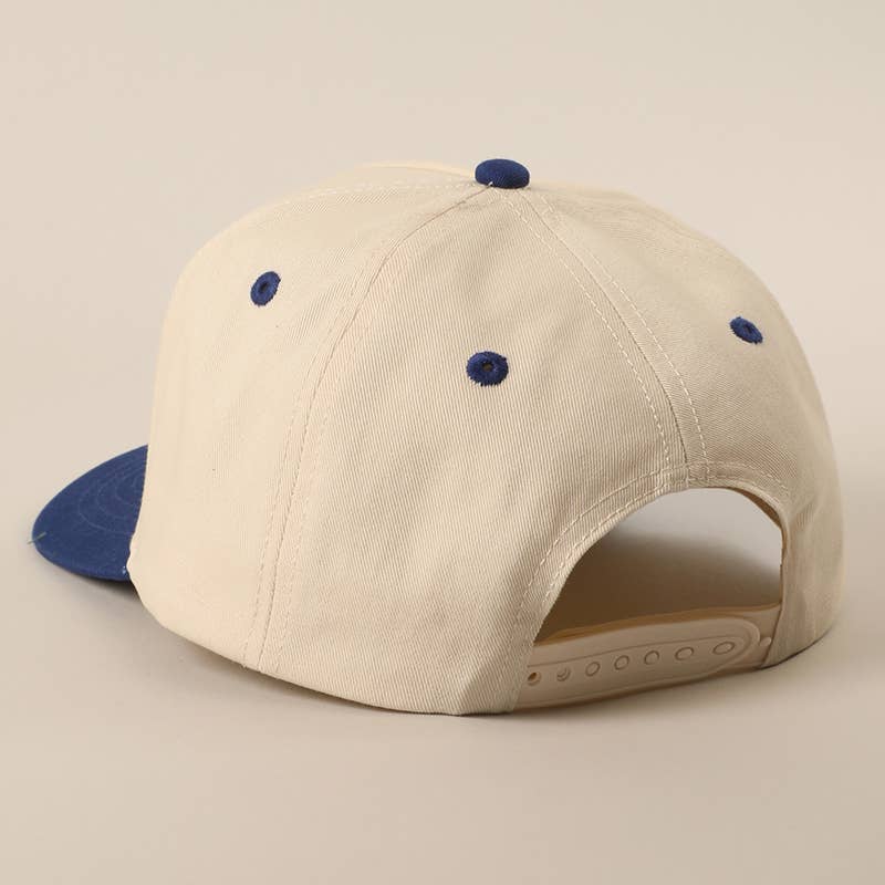 Baseball Upside Down Lettering Embroidered Hat