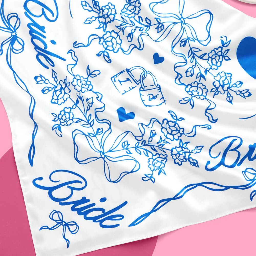 Bride Silk Scarf