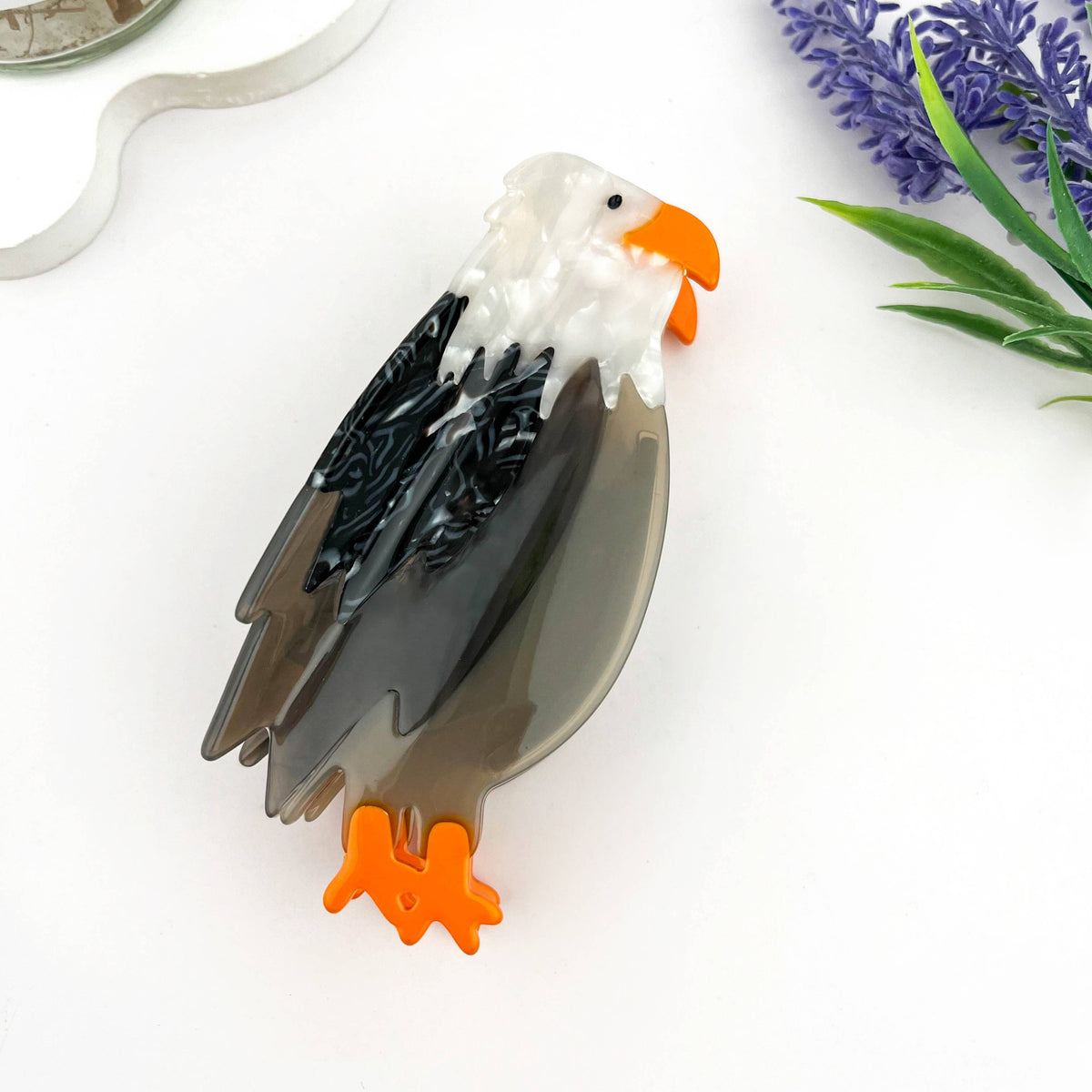 Birds Marbled Claw Clip