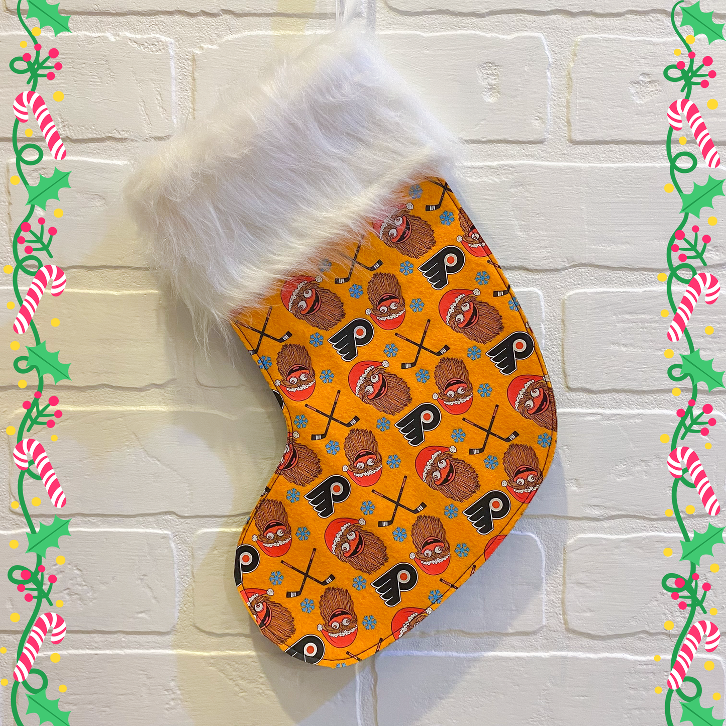 Philadelphia Flyers Handmade Holiday/Christmas Stocking